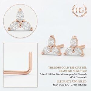 Artisanal Nose Ring Collection | Handcrafted by Hussain Gems, Kolkata