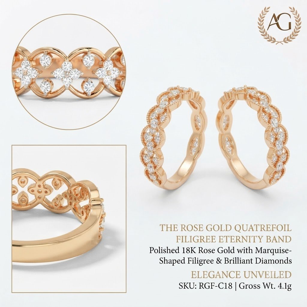 Artisanal Ring Bands Collection | Handcrafted by Hussain Gems, Kolkata - Image 2