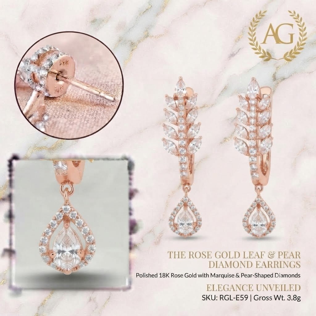 Artisanal Drop Earrings Collection | Handcrafted by Hussain Gems, Kolkata - Image 2