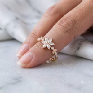 Minimalist Bezel Everyday Band in 925 Sterling Silver Diamond | Hussain Gems