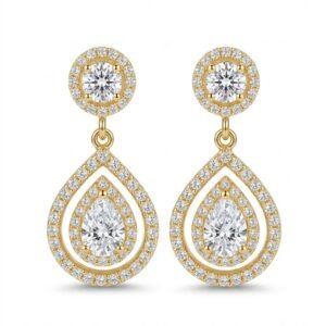 Artisanal Drop Earrings Collection | Handcrafted by Hussain Gems, Kolkata