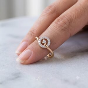 Minimalist Bezel Everyday Band in 925 Sterling Silver Diamond | Hussain Gems