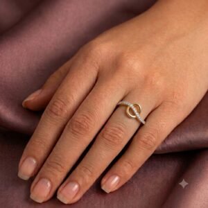 Minimalist Bezel Everyday Band in 925 Sterling Silver Diamond | Hussain Gems
