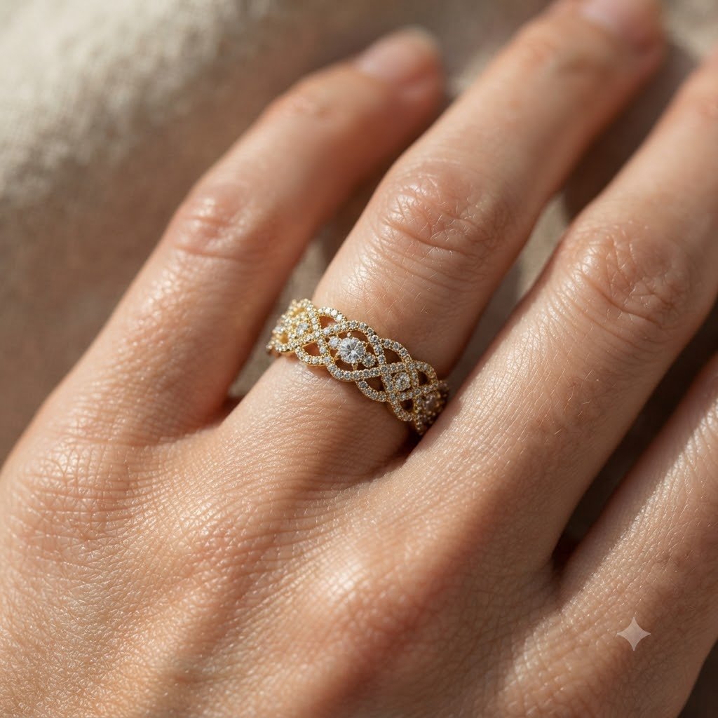 Artisanal Ring Bands Collection | Handcrafted by Hussain Gems, Kolkata - Image 3