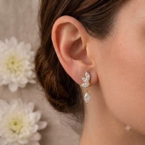 Artisanal Drop Earrings Collection | Handcrafted by Hussain Gems, Kolkata