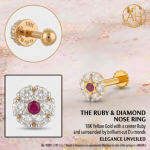 Artisanal Nose Ring Collection | Handcrafted by Hussain Gems, Kolkata