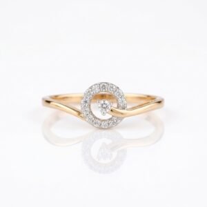 Minimalist Bezel Everyday Band in 925 Sterling Silver Diamond | Hussain Gems