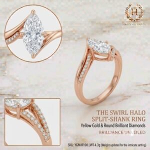 2.0 Ct Moissanite Oval Cut Solitaire Ring in 925 Sterling Silver | Hussain Gems
