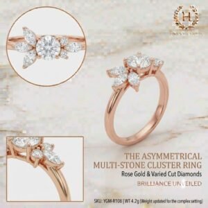 2.0 Ct Moissanite Oval Cut Solitaire Ring in 925 Sterling Silver | Hussain Gems