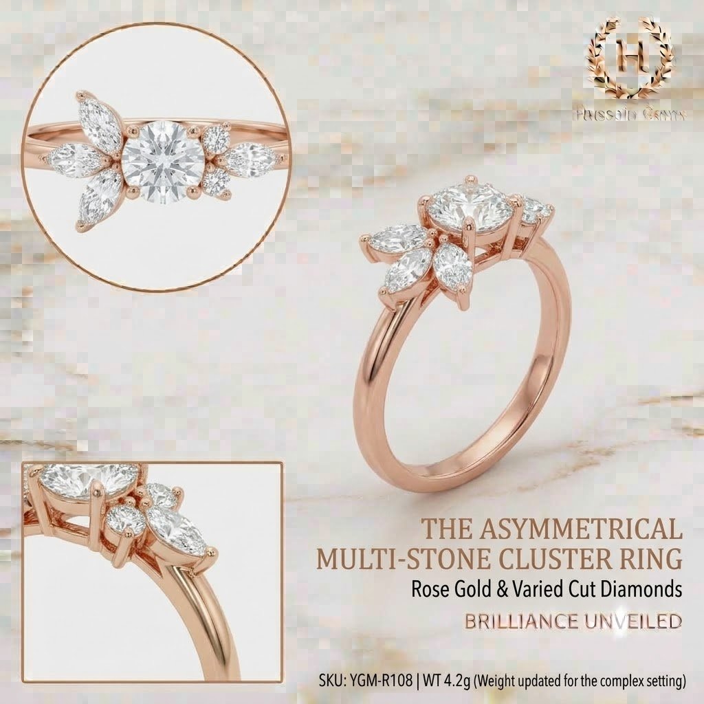 2.0 Ct Moissanite Oval Cut Solitaire Ring in 925 Sterling Silver | Hussain Gems - Image 2