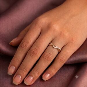Minimalist Bezel Everyday Band in 925 Sterling Silver Diamond | Hussain Gems