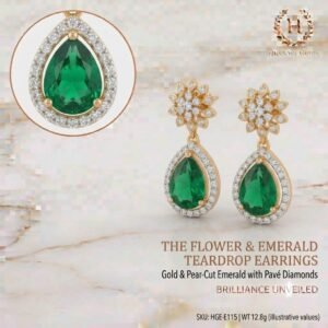 Artisanal Drop Earrings Collection | Handcrafted by Hussain Gems, Kolkata