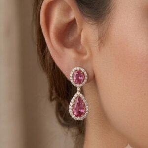 Artisanal Drop Earrings Collection | Handcrafted by Hussain Gems, Kolkata