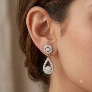 Artisanal Drop Earrings Collection | Handcrafted by Hussain Gems, Kolkata