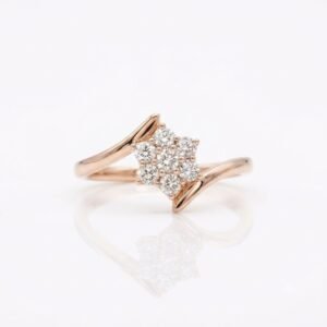 Minimalist Bezel Everyday Band in 925 Sterling Silver Diamond | Hussain Gems