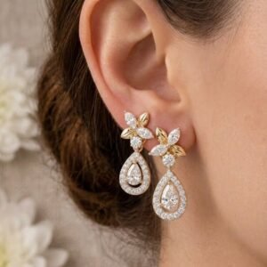 Artisanal Drop Earrings Collection | Handcrafted by Hussain Gems, Kolkata