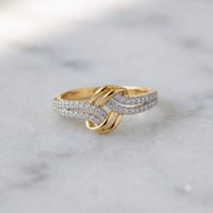 Minimalist Bezel Everyday Band in 925 Sterling Silver Diamond | Hussain Gems