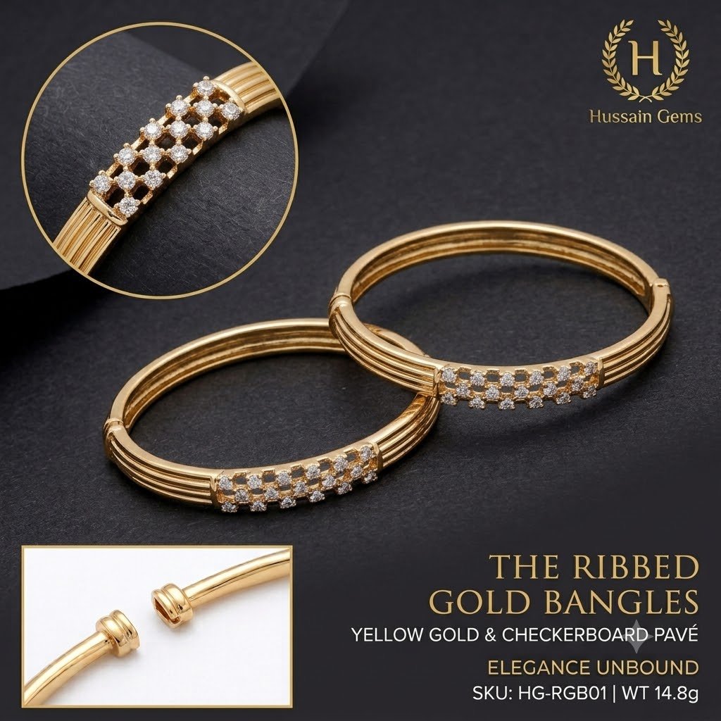 Artisanal Statement Bracelet / Bangle – Hussain Gems - Image 3