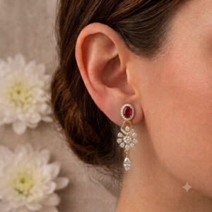 Artisanal Drop Earrings Collection | Handcrafted by Hussain Gems, Kolkata