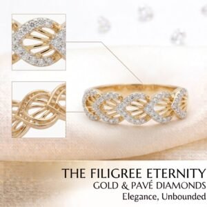 Minimalist Bezel Everyday Band in 925 Sterling Silver Diamond | Hussain Gems