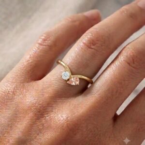 2.0 Ct Moissanite Oval Cut Solitaire Ring in 925 Sterling Silver | Hussain Gems