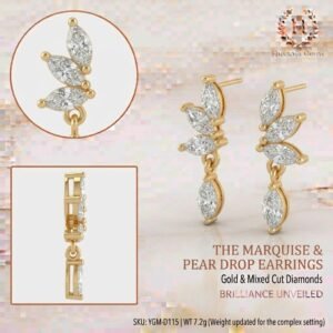 Artisanal Drop Earrings Collection | Handcrafted by Hussain Gems, Kolkata