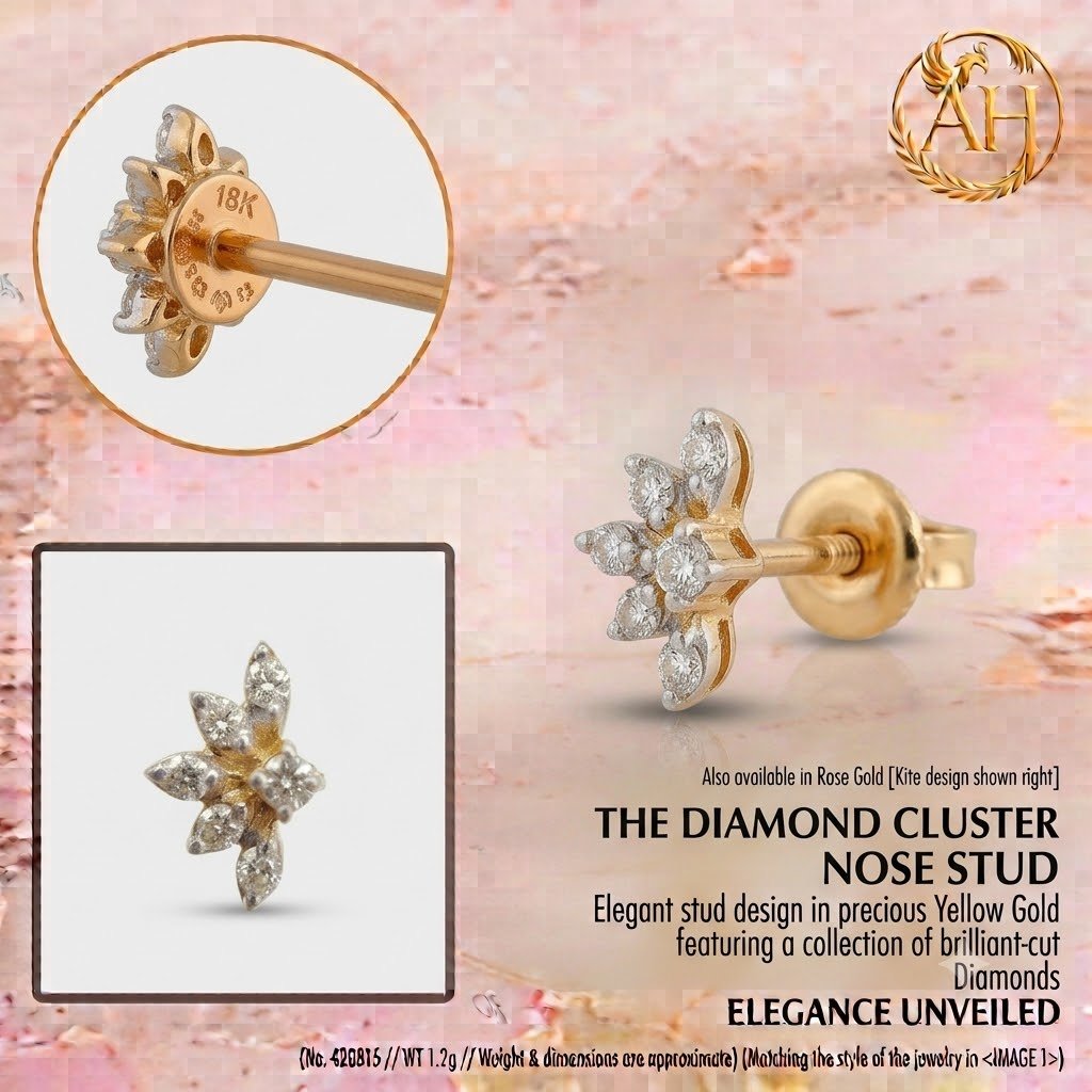 Artisanal Nose Ring Collection | Handcrafted by Hussain Gems, Kolkata - Image 2
