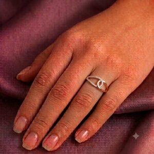 Minimalist Bezel Everyday Band in 925 Sterling Silver Diamond | Hussain Gems