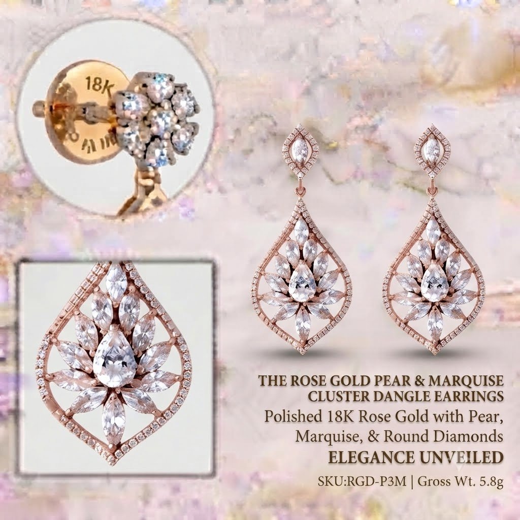 Artisanal Drop Earrings Collection | Handcrafted by Hussain Gems, Kolkata - Image 2