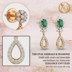 Artisanal Drop Earrings Collection | Handcrafted by Hussain Gems, Kolkata