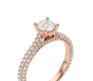 2.0 Ct Moissanite Oval Cut Solitaire Ring in 925 Sterling Silver | Hussain Gems