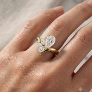 2.0 Ct Moissanite Oval Cut Solitaire Ring in 925 Sterling Silver | Hussain Gems