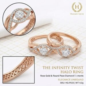 2.0 Ct Moissanite Oval Cut Solitaire Ring in 925 Sterling Silver | Hussain Gems