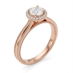 2.0 Ct Moissanite Oval Cut Solitaire Ring in 925 Sterling Silver | Hussain Gems