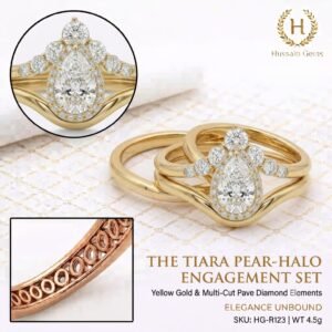 2.0 Ct Moissanite Oval Cut Solitaire Ring in 925 Sterling Silver | Hussain Gems