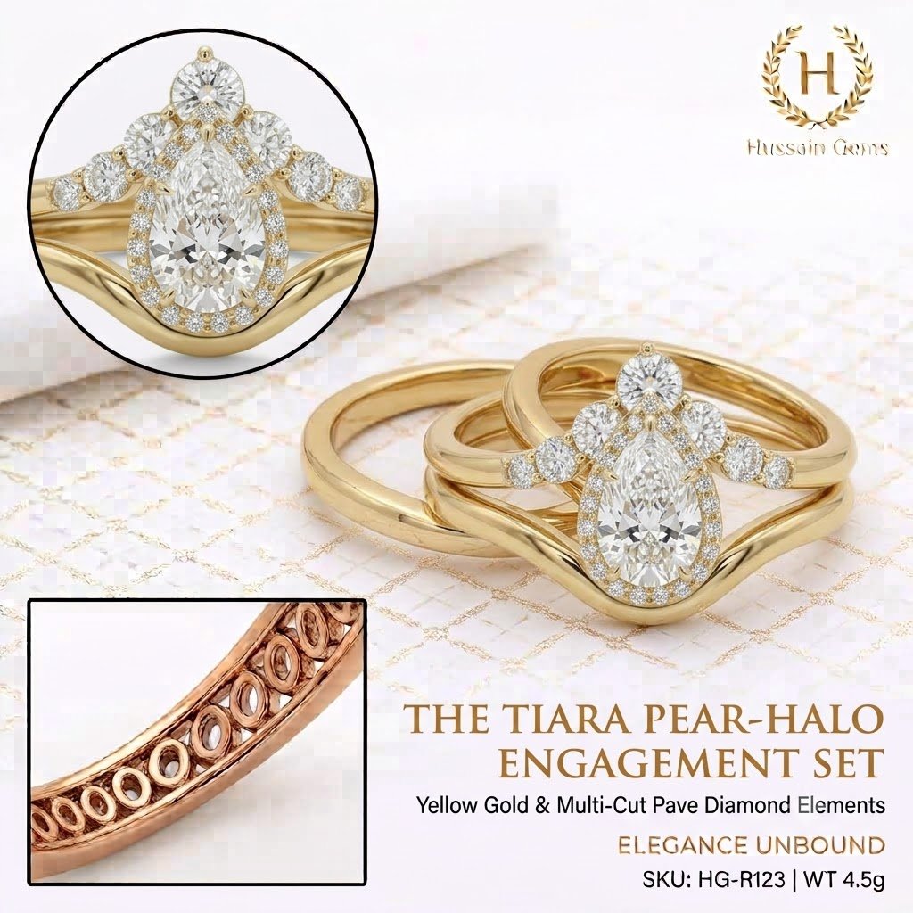 2.0 Ct Moissanite Oval Cut Solitaire Ring in 925 Sterling Silver | Hussain Gems - Image 2