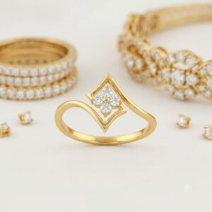 Minimalist Bezel Everyday Band in 925 Sterling Silver Diamond | Hussain Gems