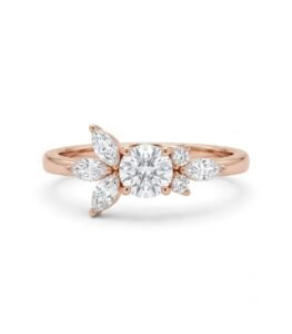 2.0 Ct Moissanite Oval Cut Solitaire Ring in 925 Sterling Silver | Hussain Gems