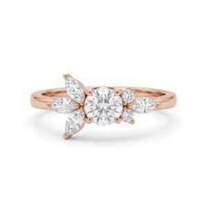 2.0 Ct Moissanite Oval Cut Solitaire Ring in 925 Sterling Silver | Hussain Gems