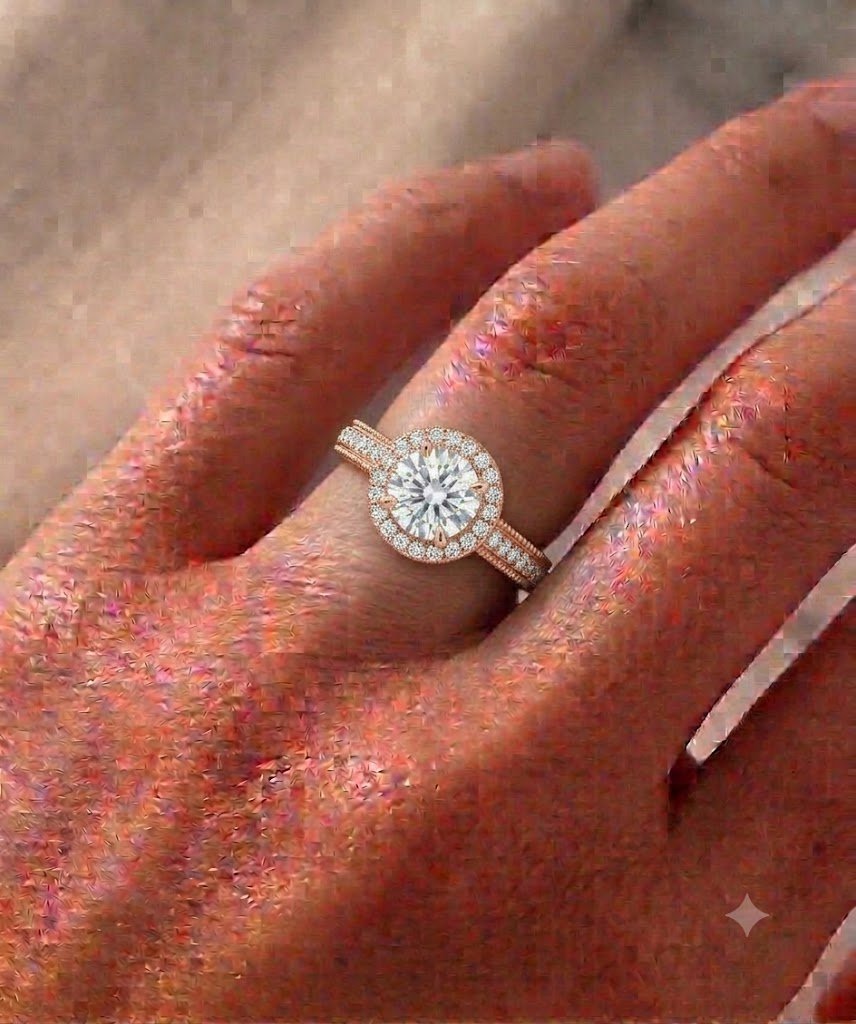 2.0 Ct Moissanite Oval Cut Solitaire Ring in 925 Sterling Silver | Hussain Gems - Image 3