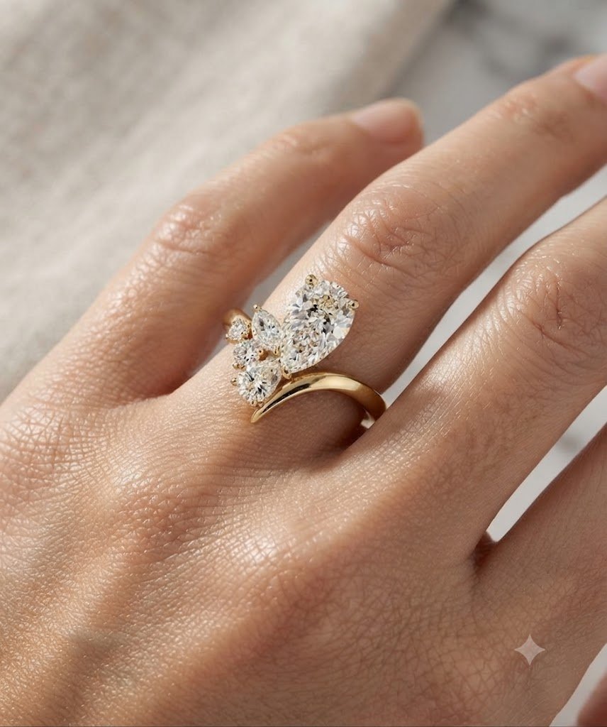 2.0 Ct Moissanite Oval Cut Solitaire Ring in 925 Sterling Silver | Hussain Gems - Image 3