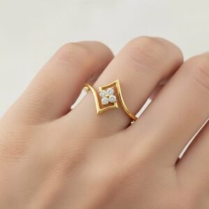 Minimalist Bezel Everyday Band in 925 Sterling Silver Diamond | Hussain Gems