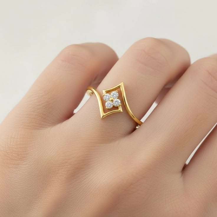 Minimalist Bezel Everyday Band in 925 Sterling Silver Diamond | Hussain Gems - Image 3