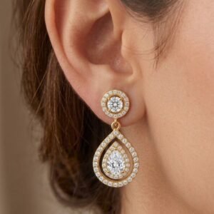 Artisanal Drop Earrings Collection | Handcrafted by Hussain Gems, Kolkata