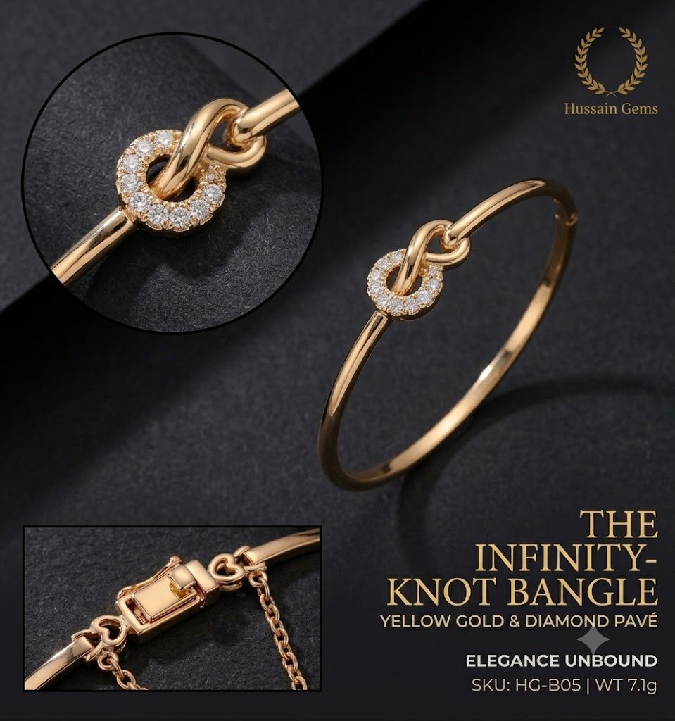 Artisanal Statement Bracelet / Bangle – Hussain Gems - Image 2