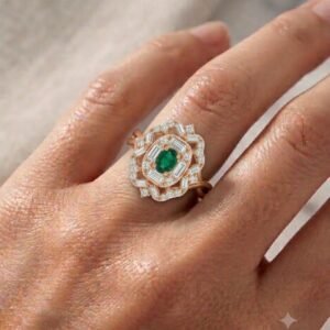 2.0 Ct Moissanite Oval Cut Solitaire Ring in 925 Sterling Silver | Hussain Gems