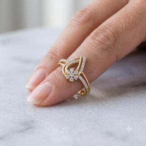 Minimalist Bezel Everyday Band in 925 Sterling Silver Diamond | Hussain Gems