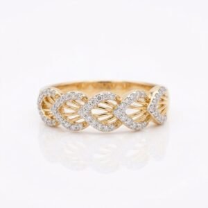 Minimalist Bezel Everyday Band in 925 Sterling Silver Diamond | Hussain Gems