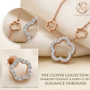 Elegant Golden Teardrop Jewelry Set with Matching Earrings