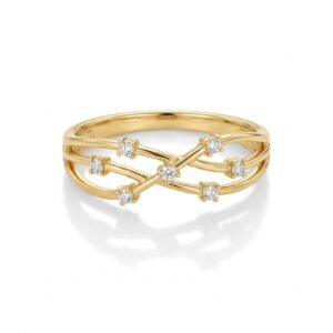 Minimalist Bezel Everyday Band in 925 Sterling Silver Diamond | Hussain Gems